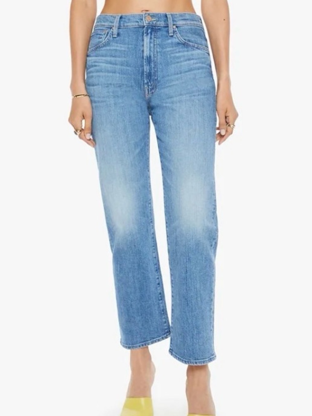 Mother Sz 27 The Ditcher Zip Crop in Boogie Down